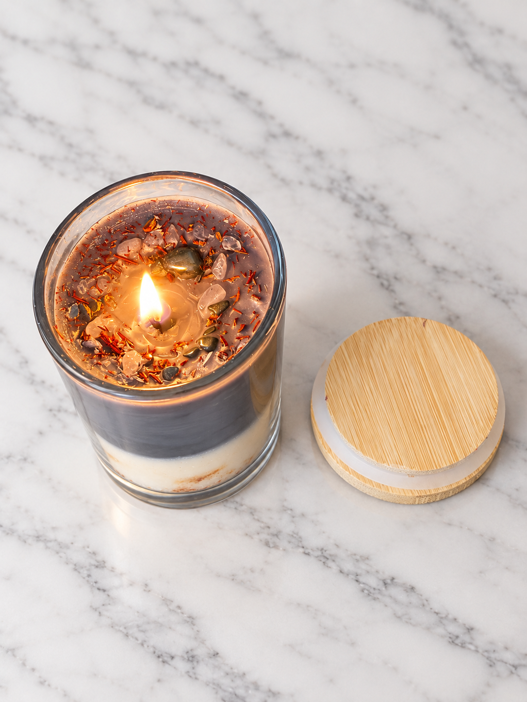 Protect Me Soy Wax Jar Candle | Sandalwood &amp; Cinnamon