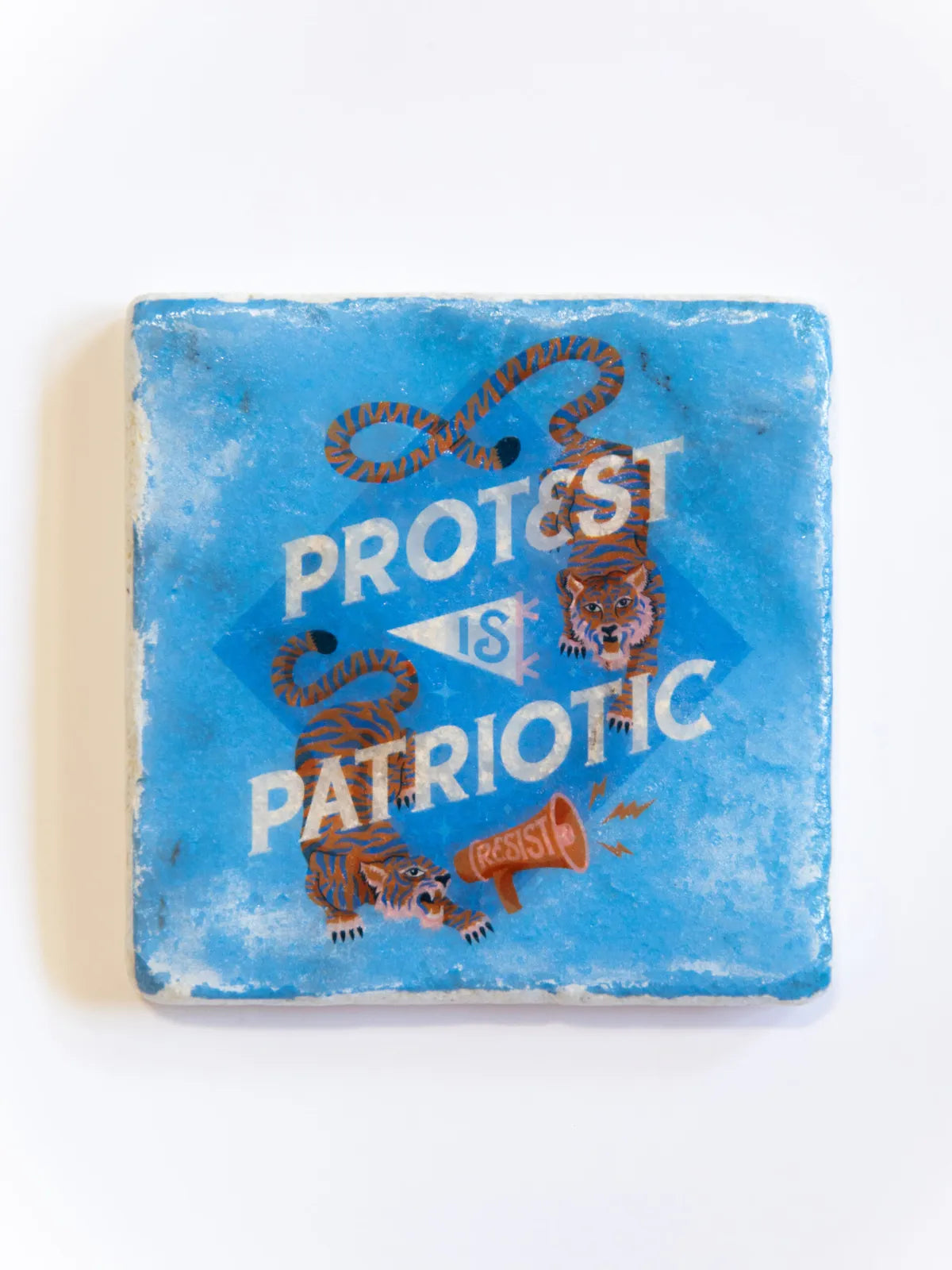 Protest Art Series Marble Coaster Set