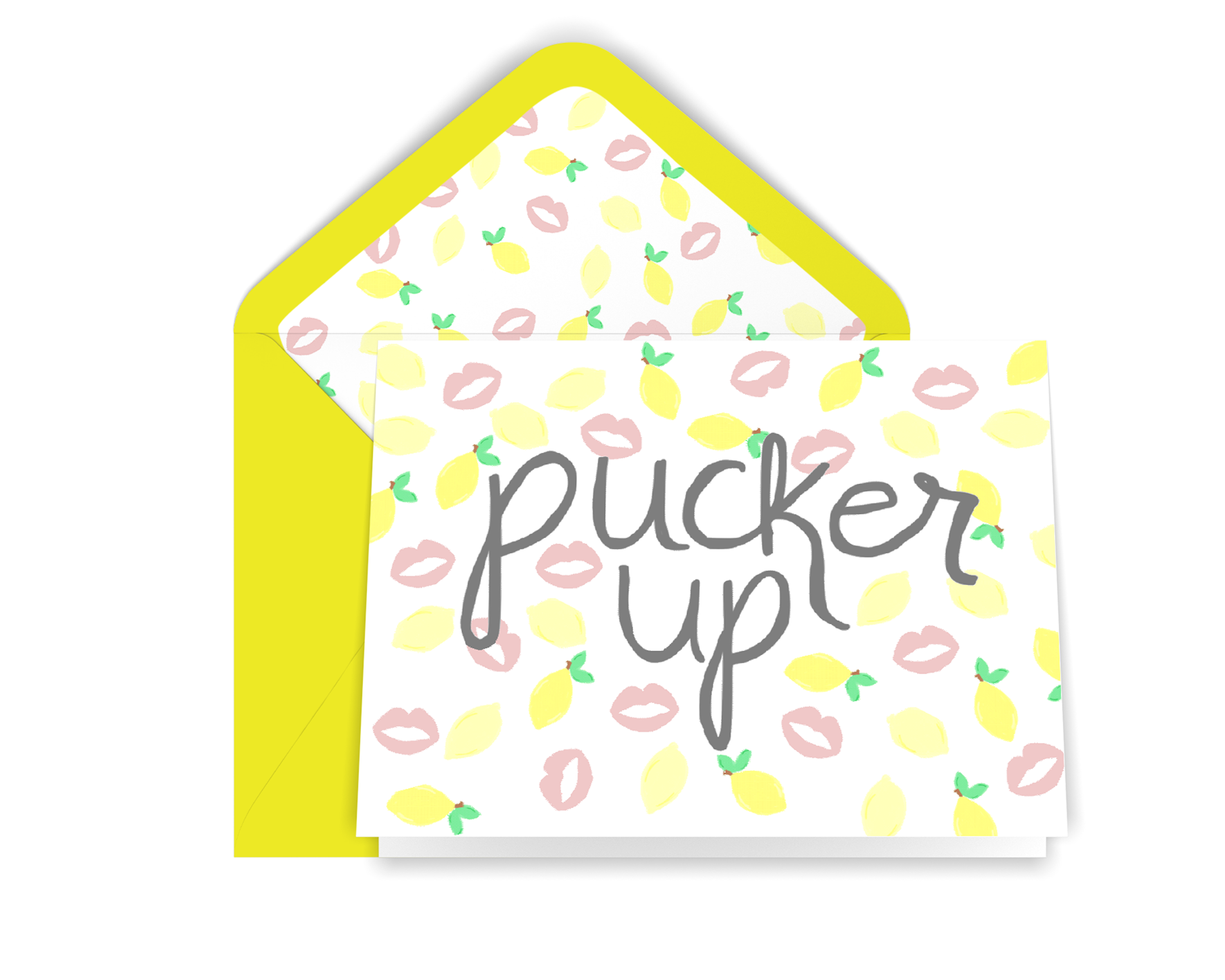 Pucker Up Greeting Card
