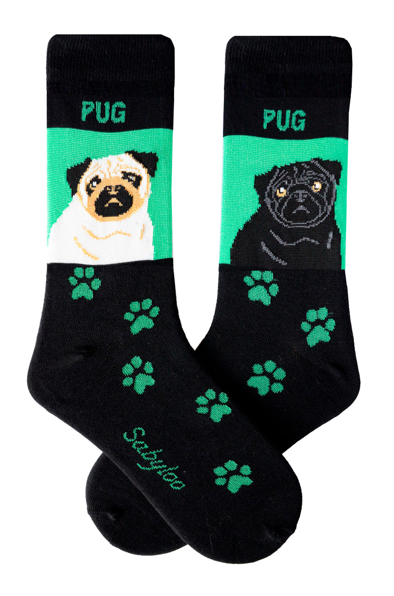 Pug Dog Socks