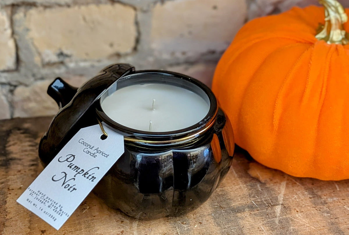 Candle labeled &
