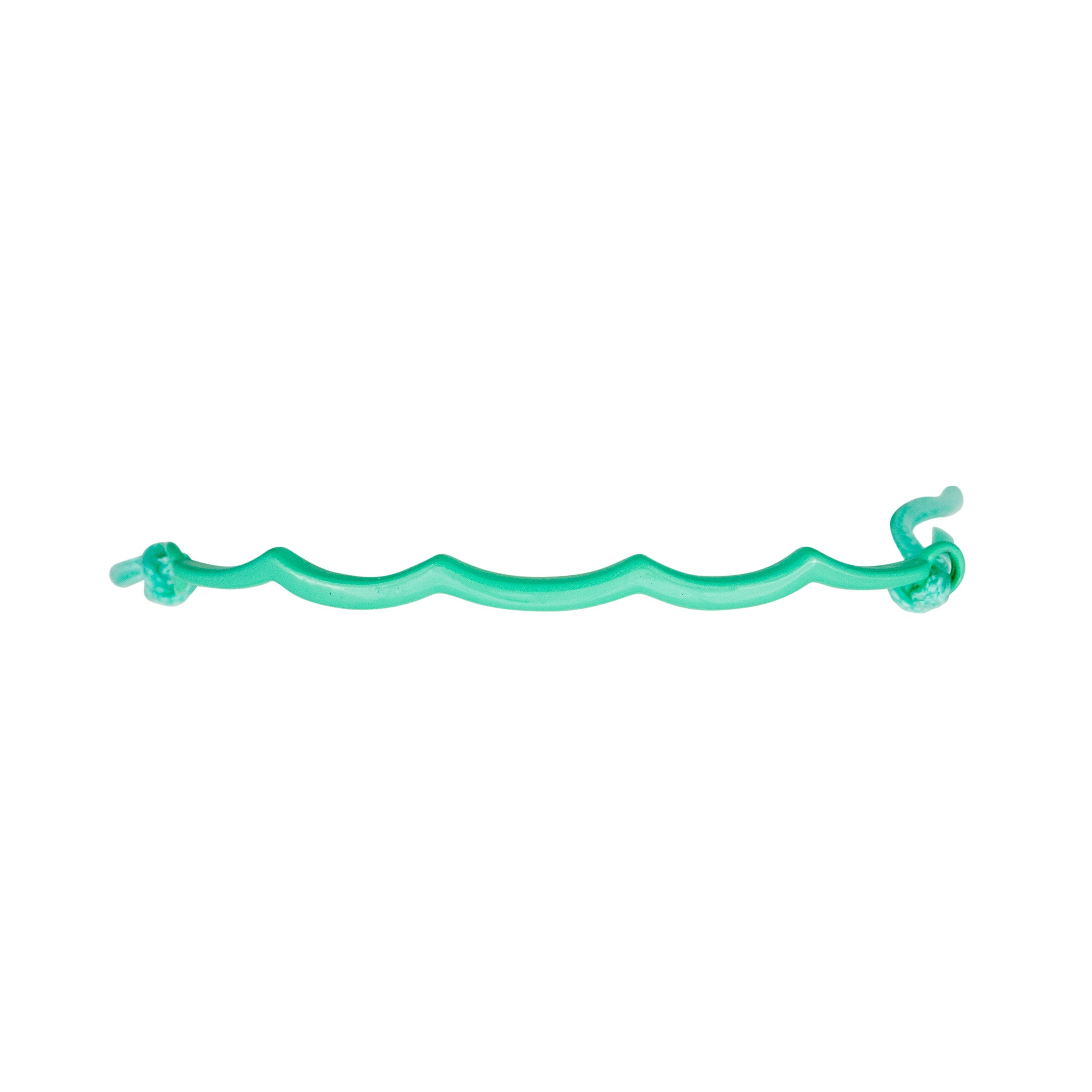 wave slider bracelet aqua