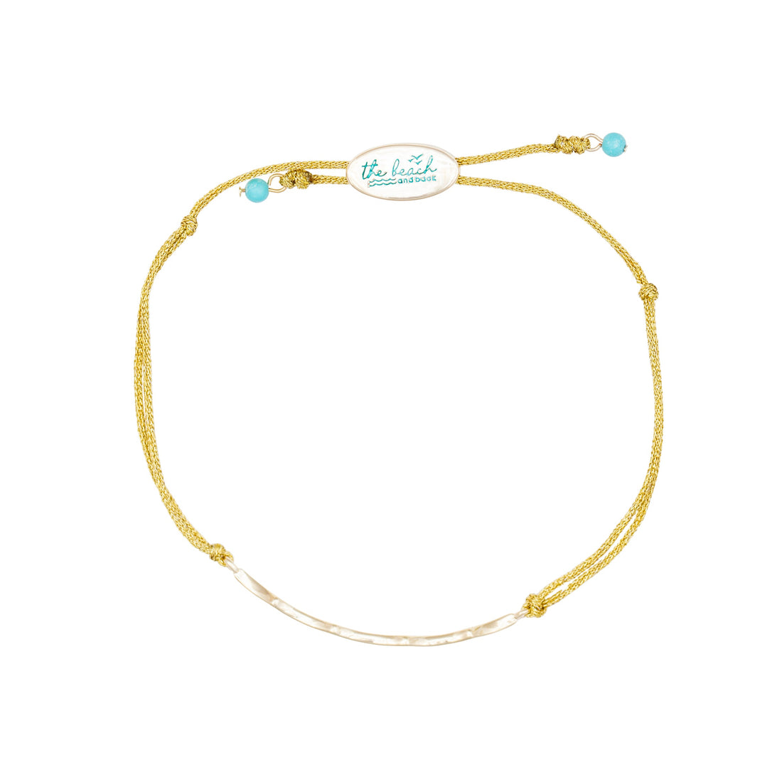 wave slider bracelet gold