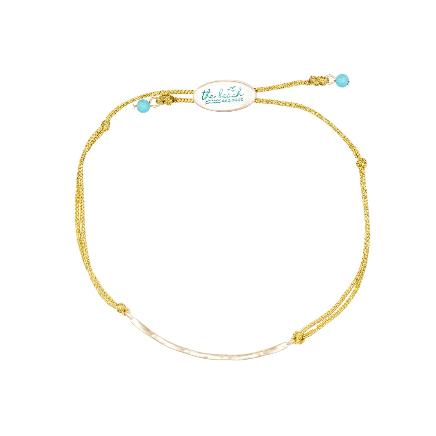 wave slider bracelet gold