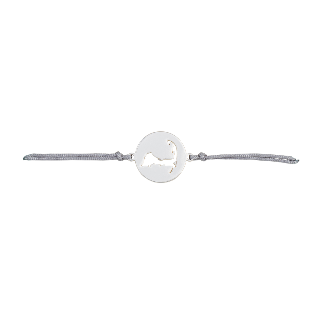 cape slider bracelet silver