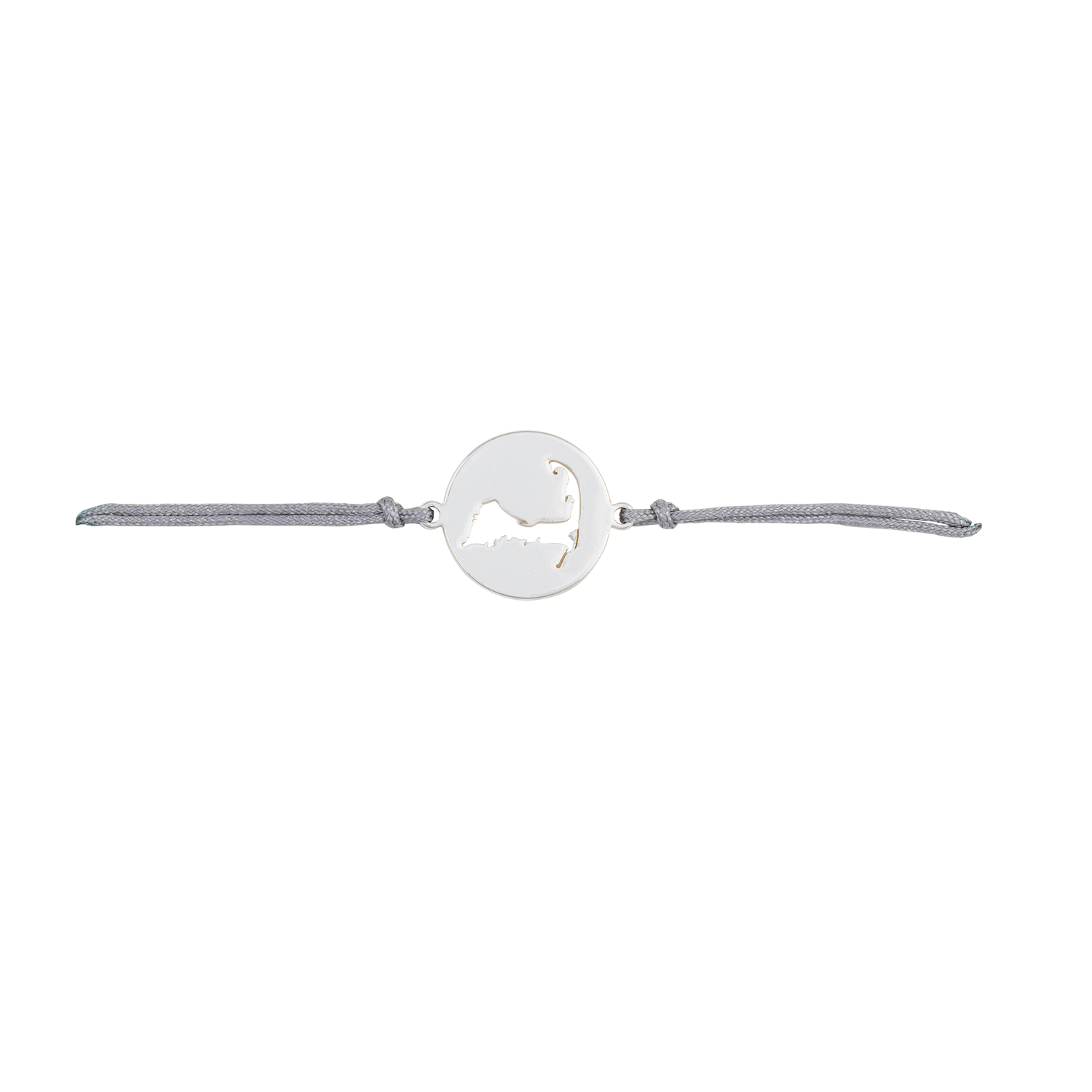 cape slider bracelet silver