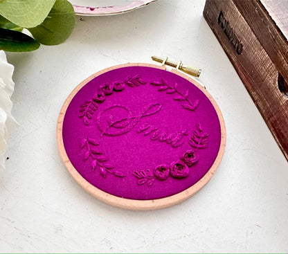 Smut monochrome embroidery // PDF Pattern Download 4" Hoop
