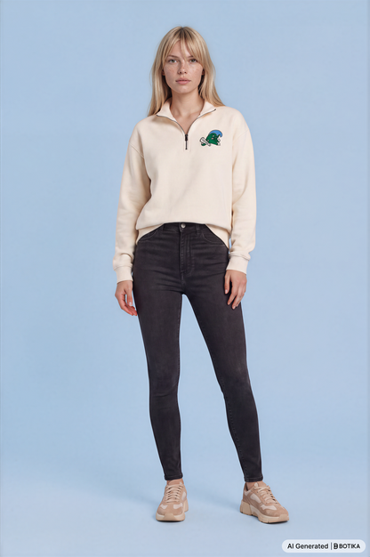 Tulane Green Wave Q‑Zip Pullover - Skull &amp; Bogeys Golf Co.