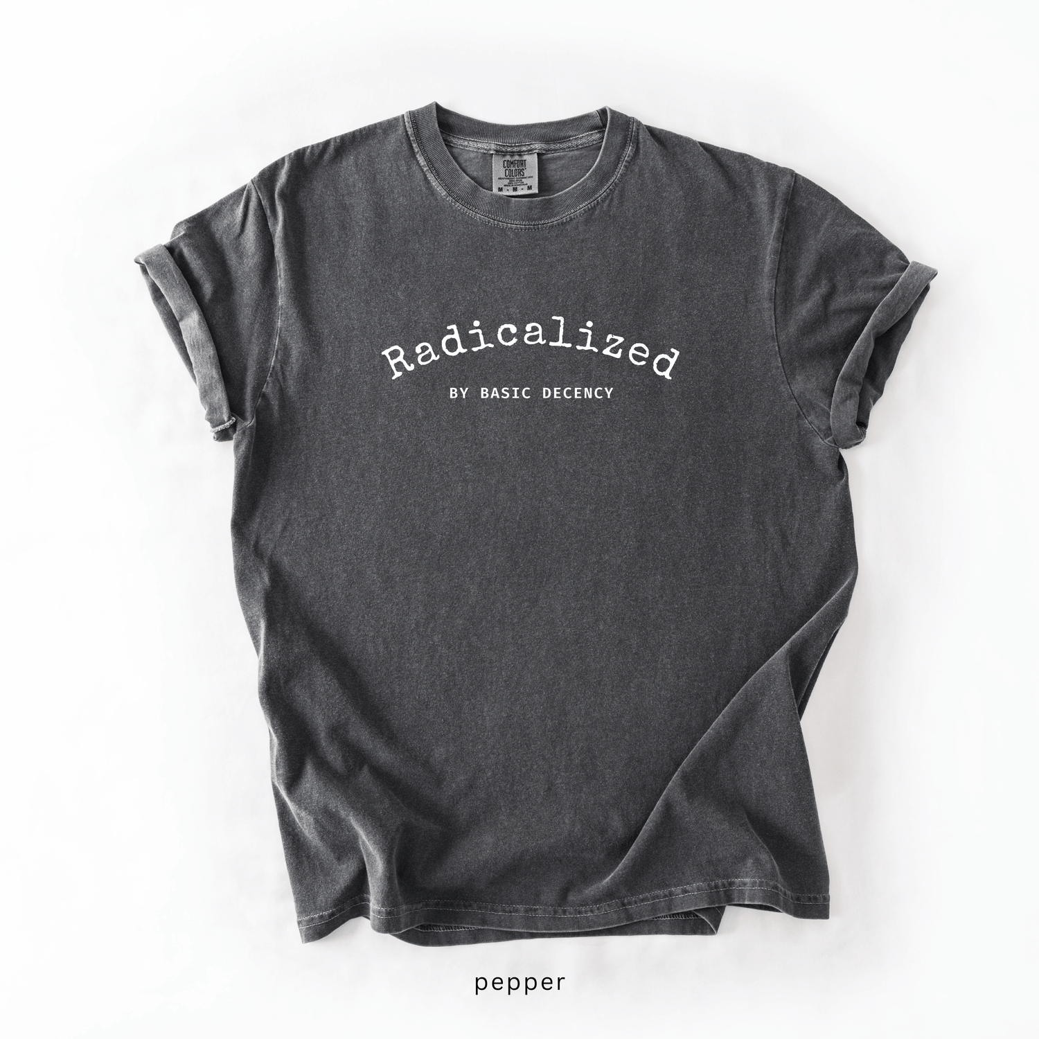 Radicalized by Basic Decency Shirt