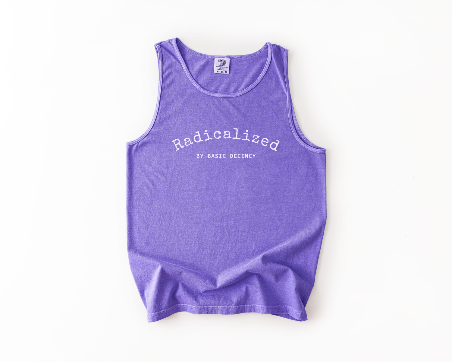 Radicalized by Basic Decency Tank Top