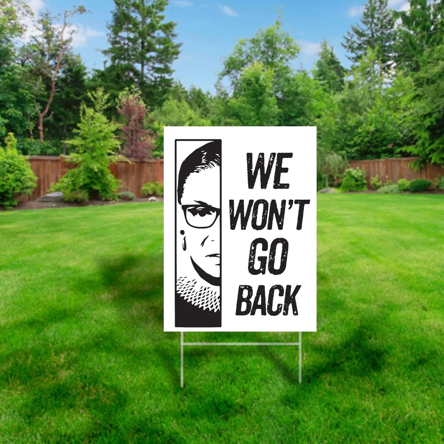 RBG Yard Sign - We Won&