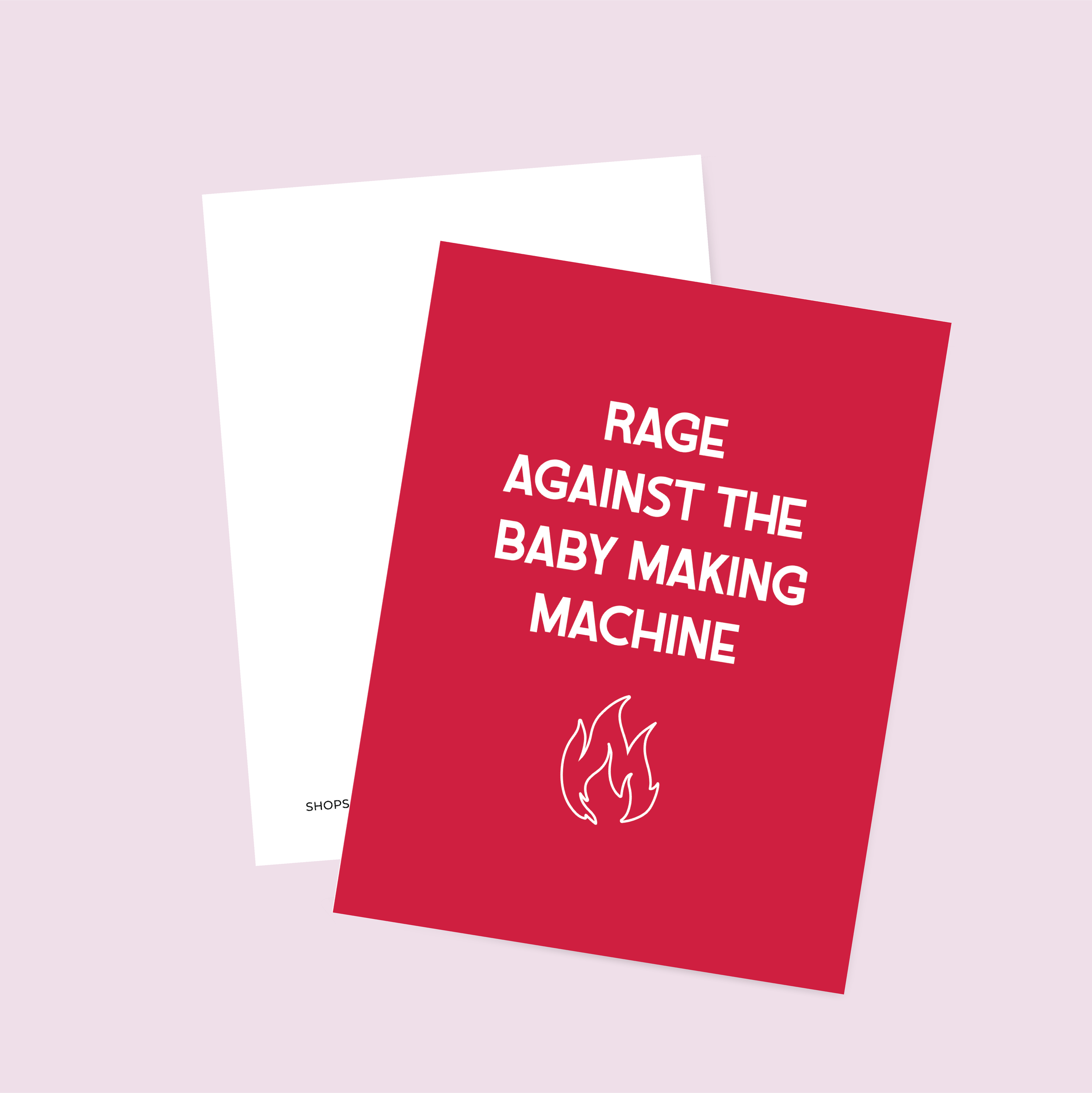 Rage Against Infertility Card