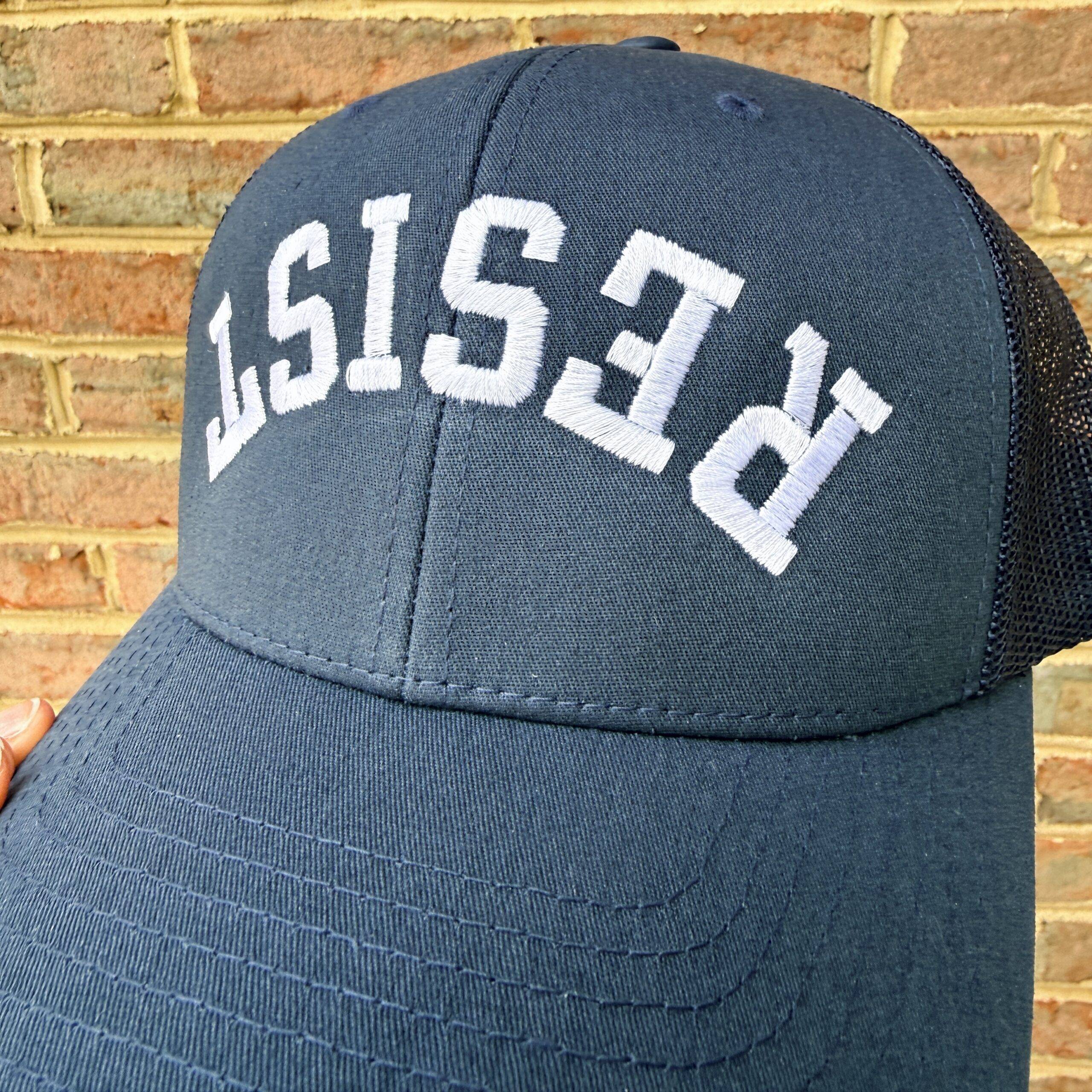 Resist Embroidered Trucker Hat