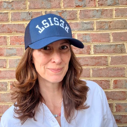 Resist Embroidered Trucker Hat