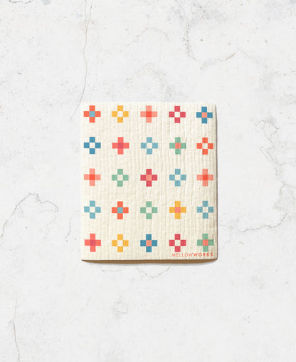 Merry Squares Sponge Cloth