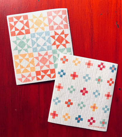 Star Quilt Sponge Cloth