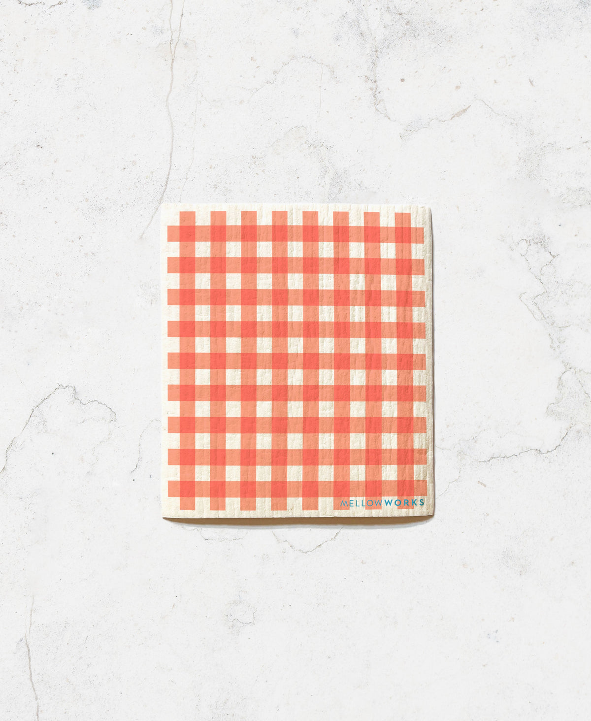Red Gingham Sponge Cloth