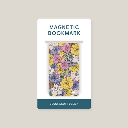 State Flowers Magnetic Bookmark