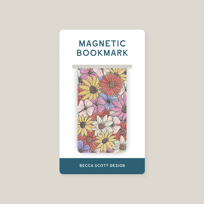 State Flowers Magnetic Bookmark