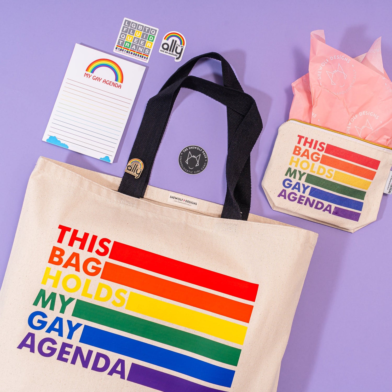 Gay agenda Tote