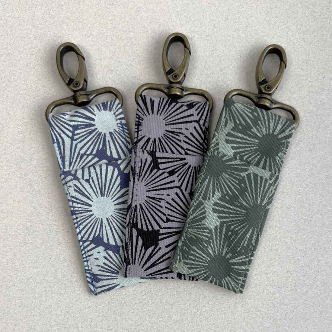 Canvas Lip Balm Bag - Floral Designs