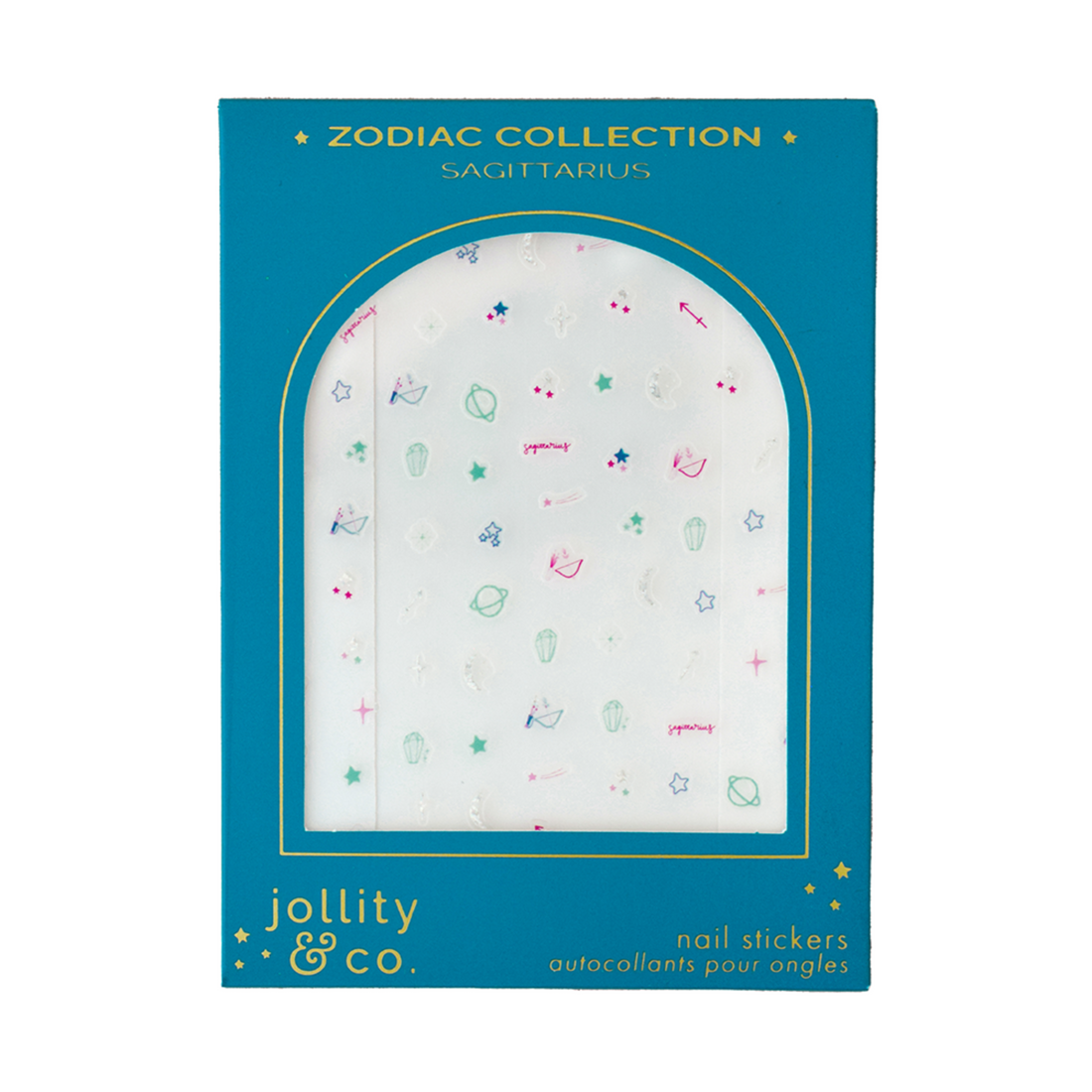Zodiac Sagittarius Nail Stickers, Jollity &amp; Co