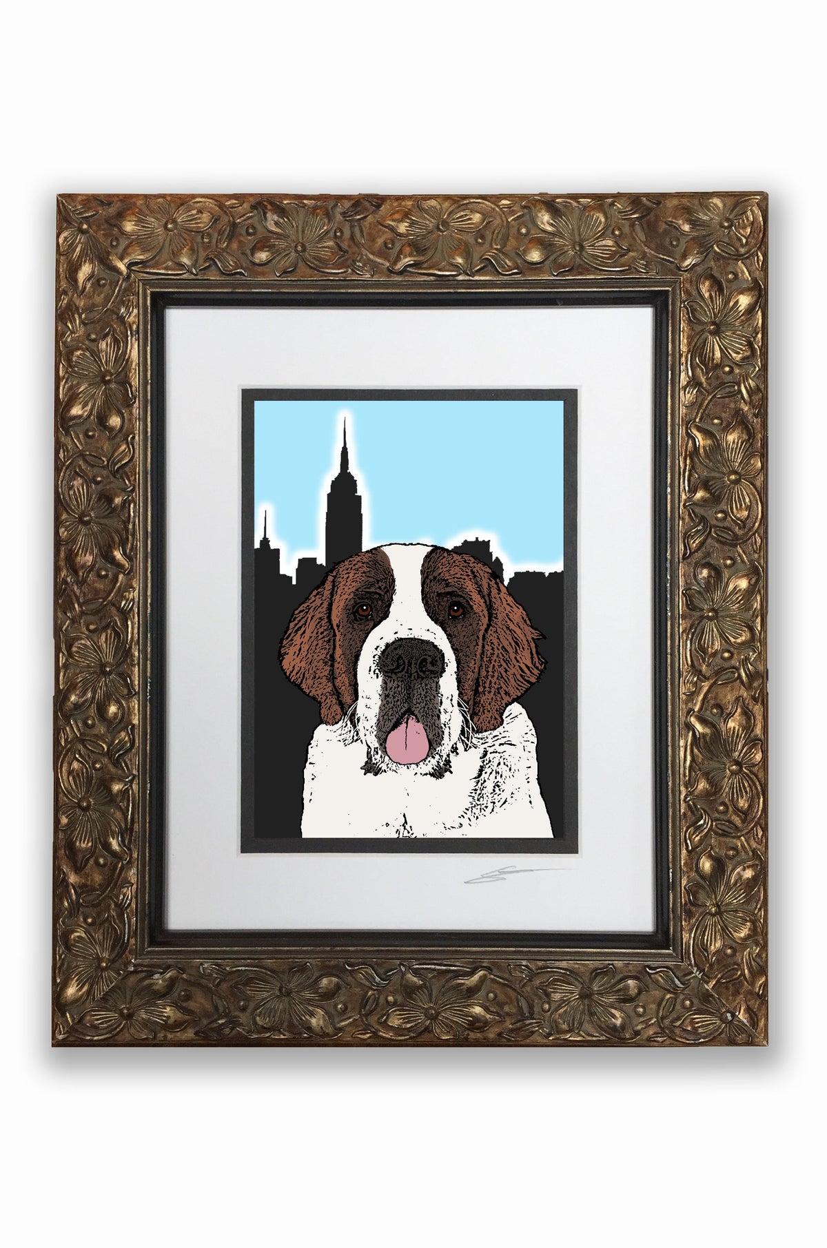 Saint Bernard Pupart Portrait