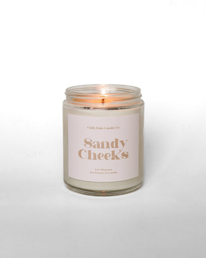 Sandy Cheeks Candle | Coconut Milk + Sandalwood + Tonka Bean candle
