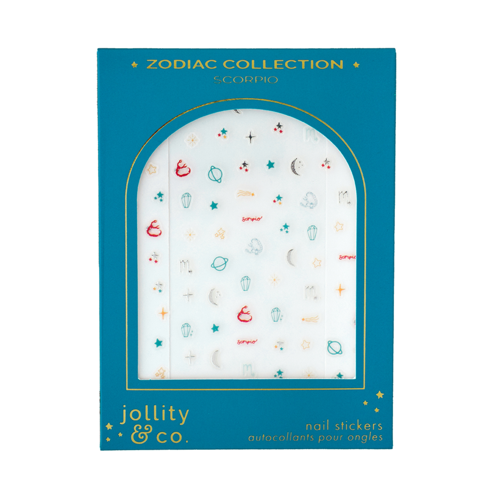 Zodiac Scorpio Nail Stickers, Jollity &amp; Co
