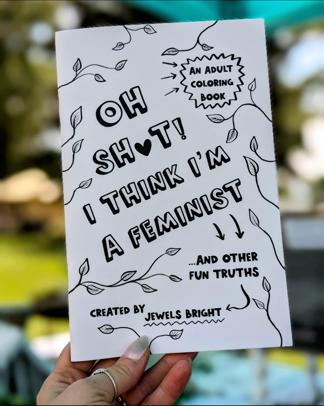 Wholesale Mini Coloring Books, Detox from the Patriarchy, Funny and Educational, 5 minimum