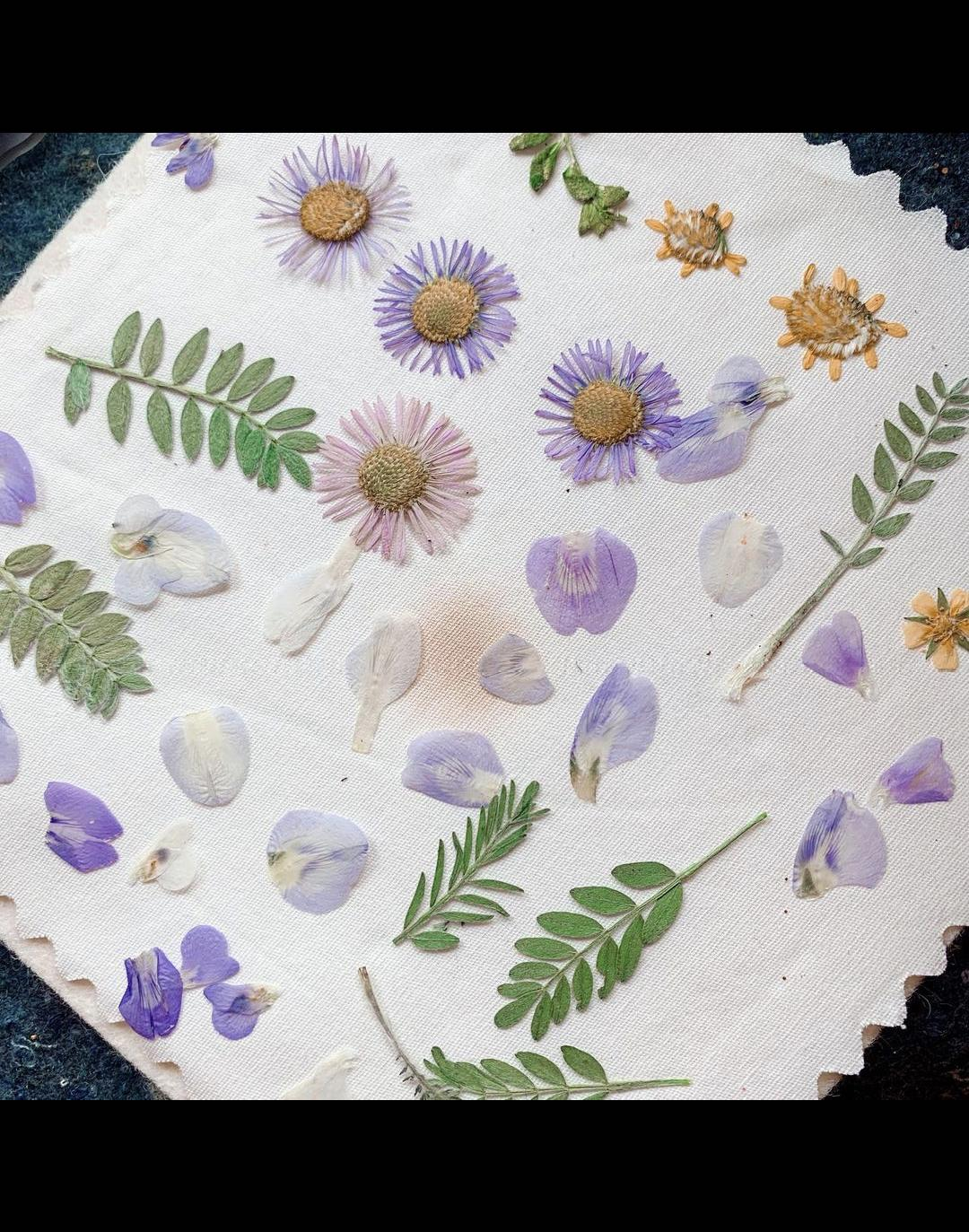 Unique Handcrafted Large Medicine Woman Floral Necklace with Quartz and Colorado Wildflowers (Copy)