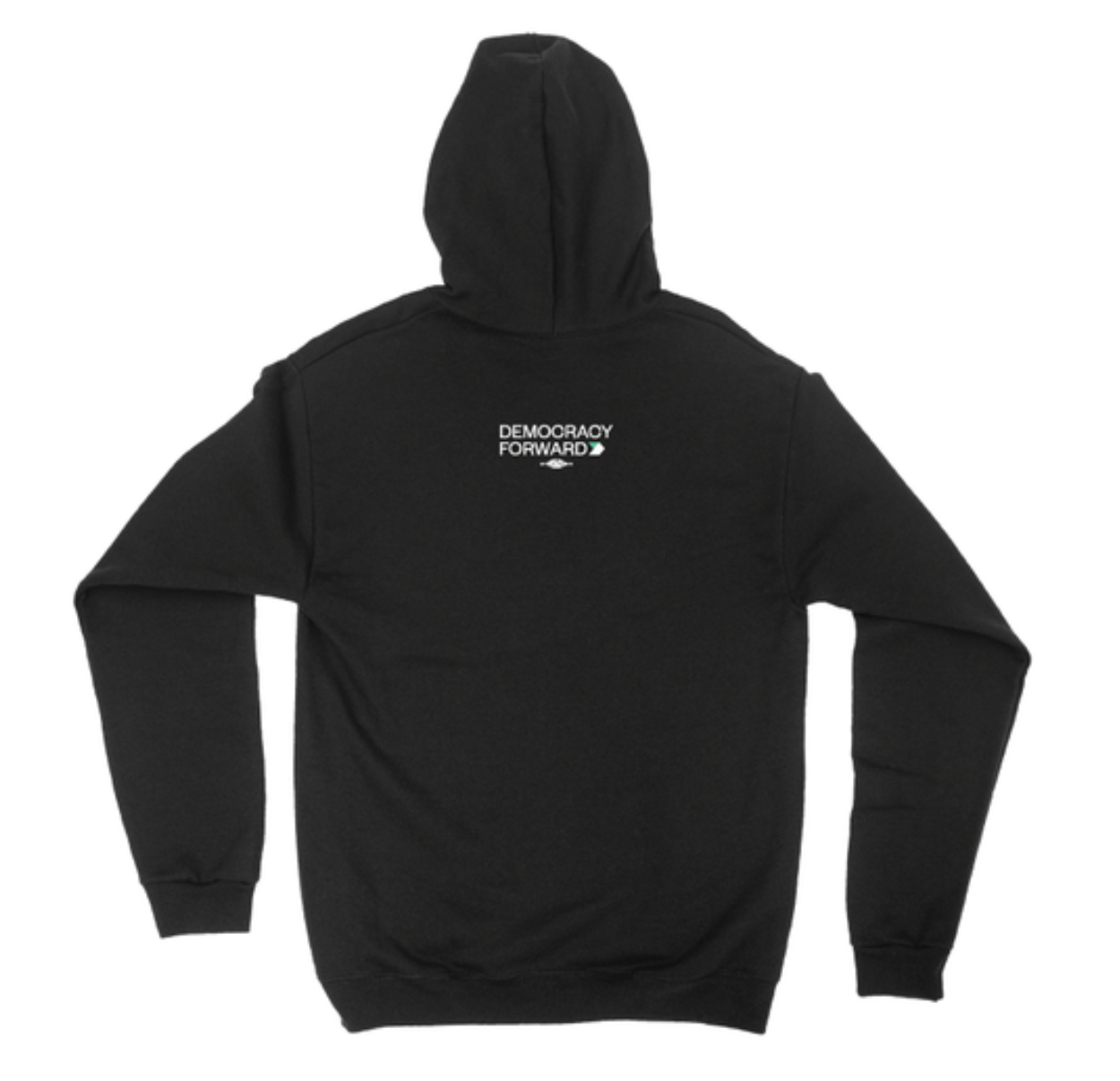 Democracy Forward "No Dictators, No Kings" Black Pullover Hoodie