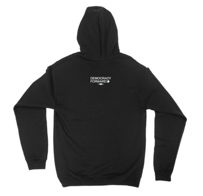 Democracy Forward "No Dictators, No Kings" Black Pullover Hoodie