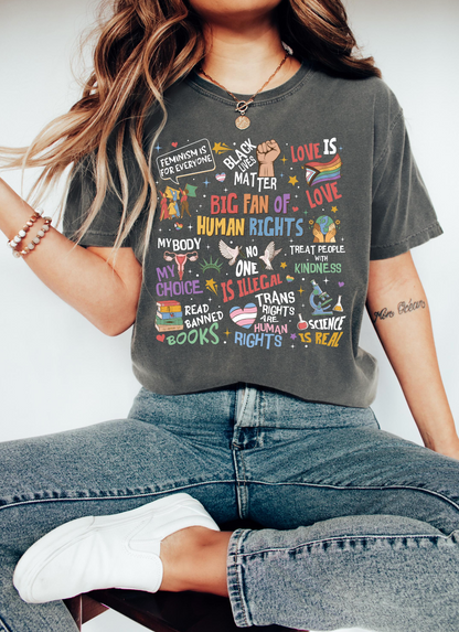 Big Fan of Human Rights Shirt