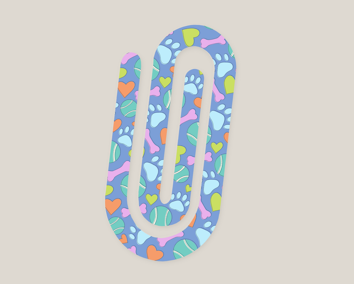 Puppy Love Jumbo Paperclip