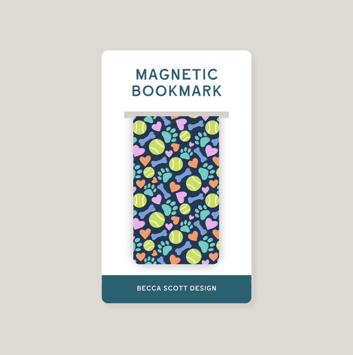 Puppy Love Magnetic Bookmark