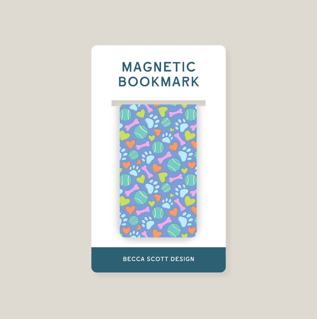 Puppy Love Magnetic Bookmark