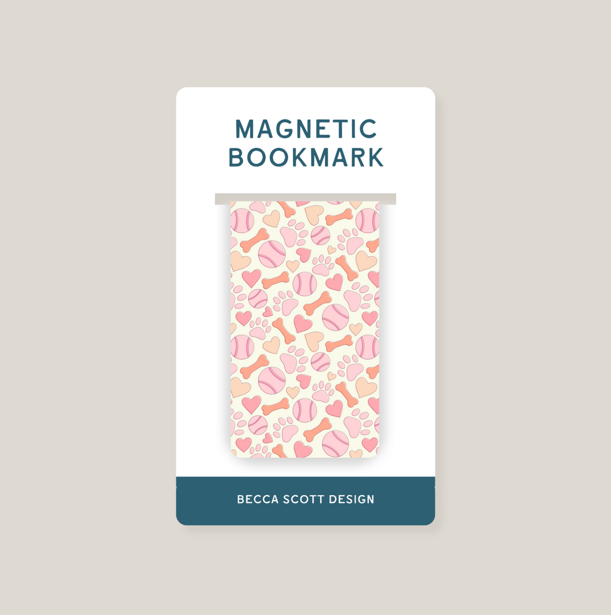 Puppy Love Magnetic Bookmark
