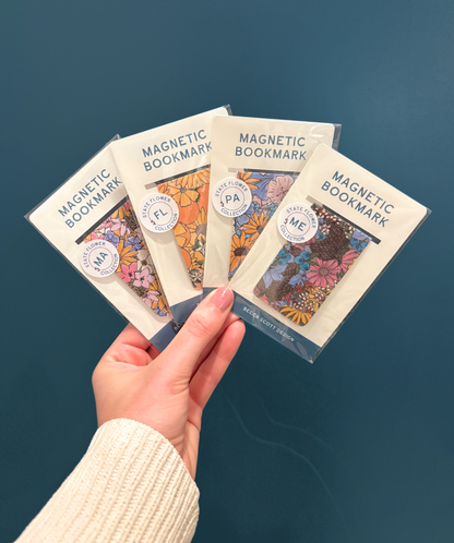 State Flowers Magnetic Bookmark