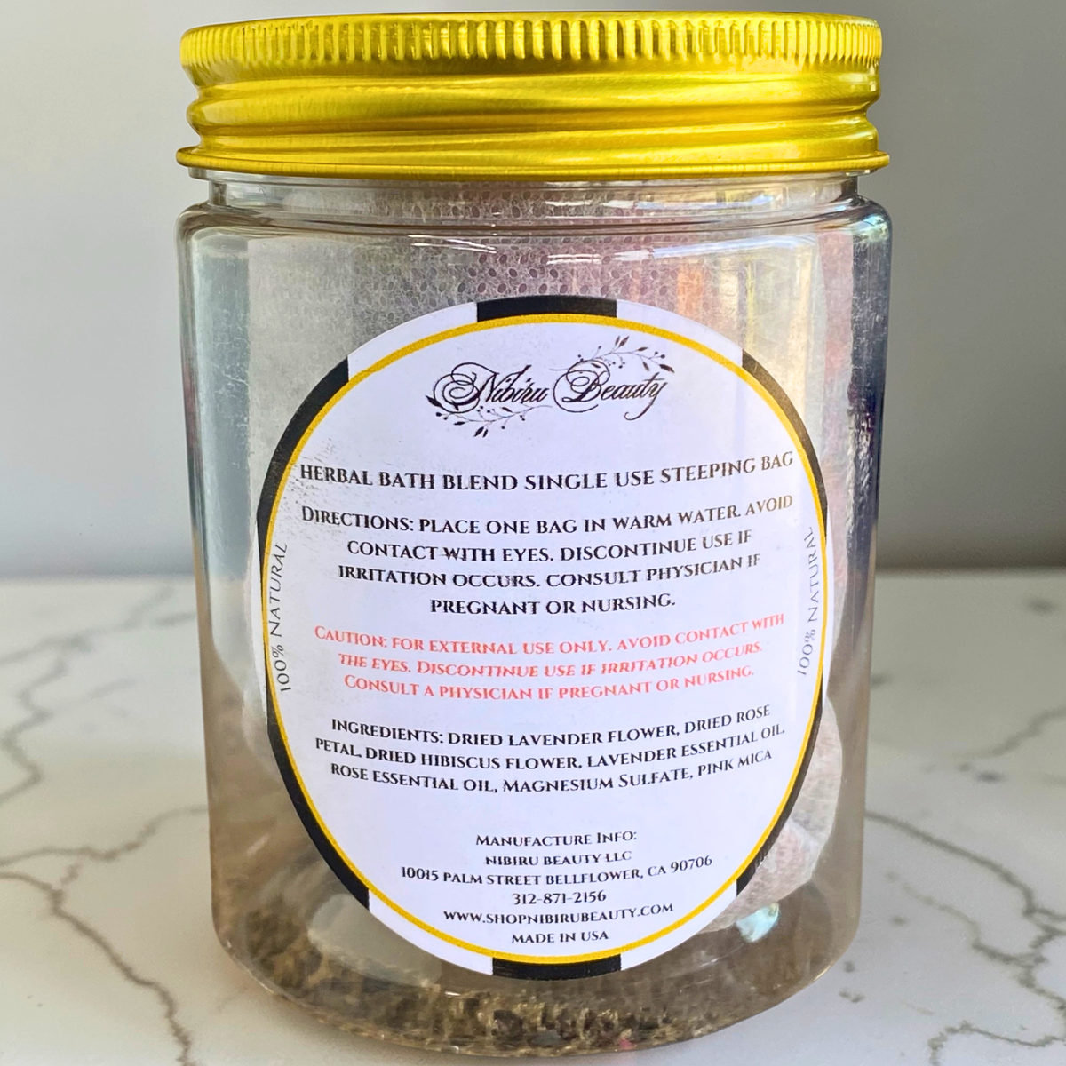 Self Love &amp; Self Growth Herbal Bath Bag | Botanical Intention Soak