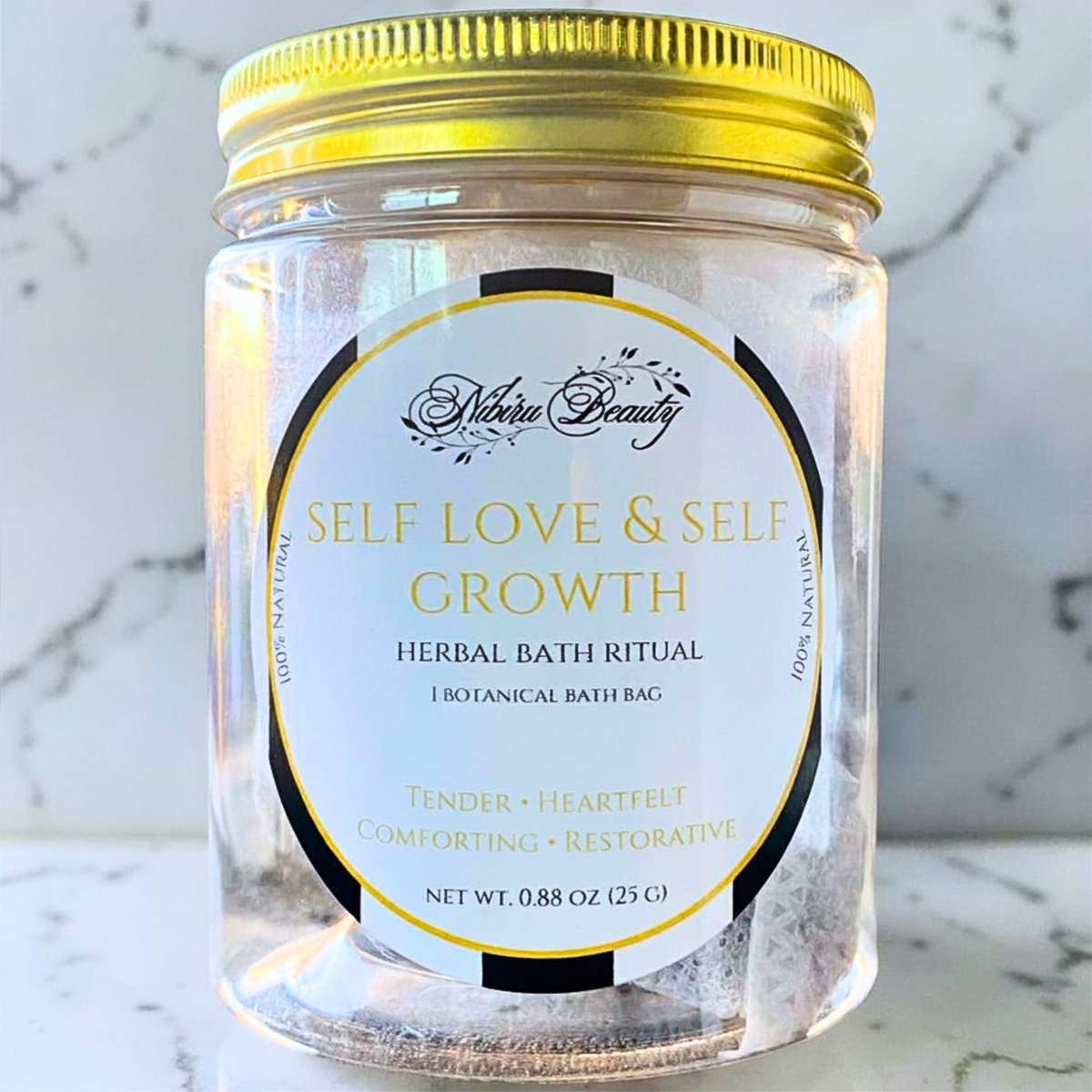 Self Love &amp; Self Growth Herbal Bath Bag | Botanical Intention Soak