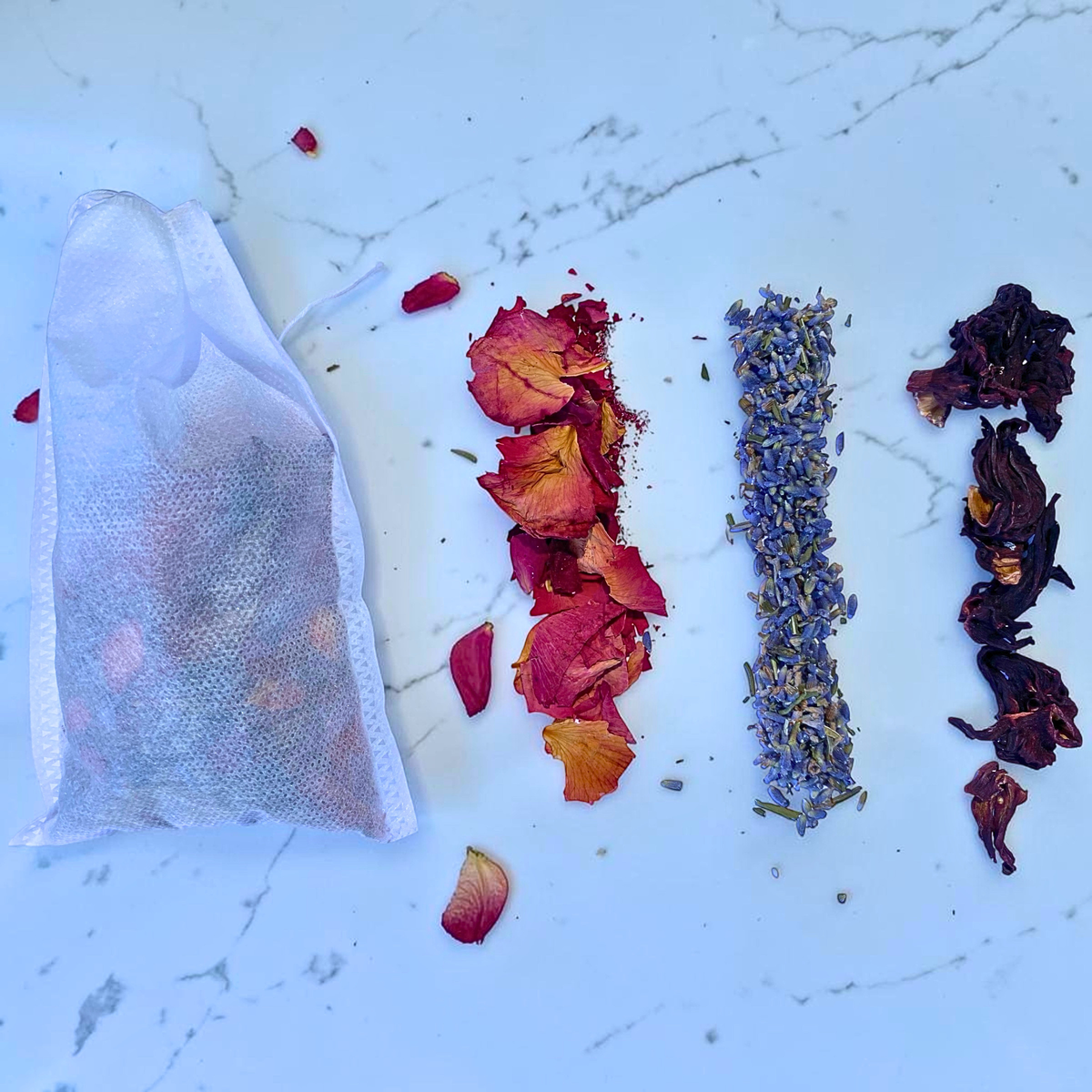 Self Love &amp; Self Growth Herbal Bath Bag | Botanical Intention Soak