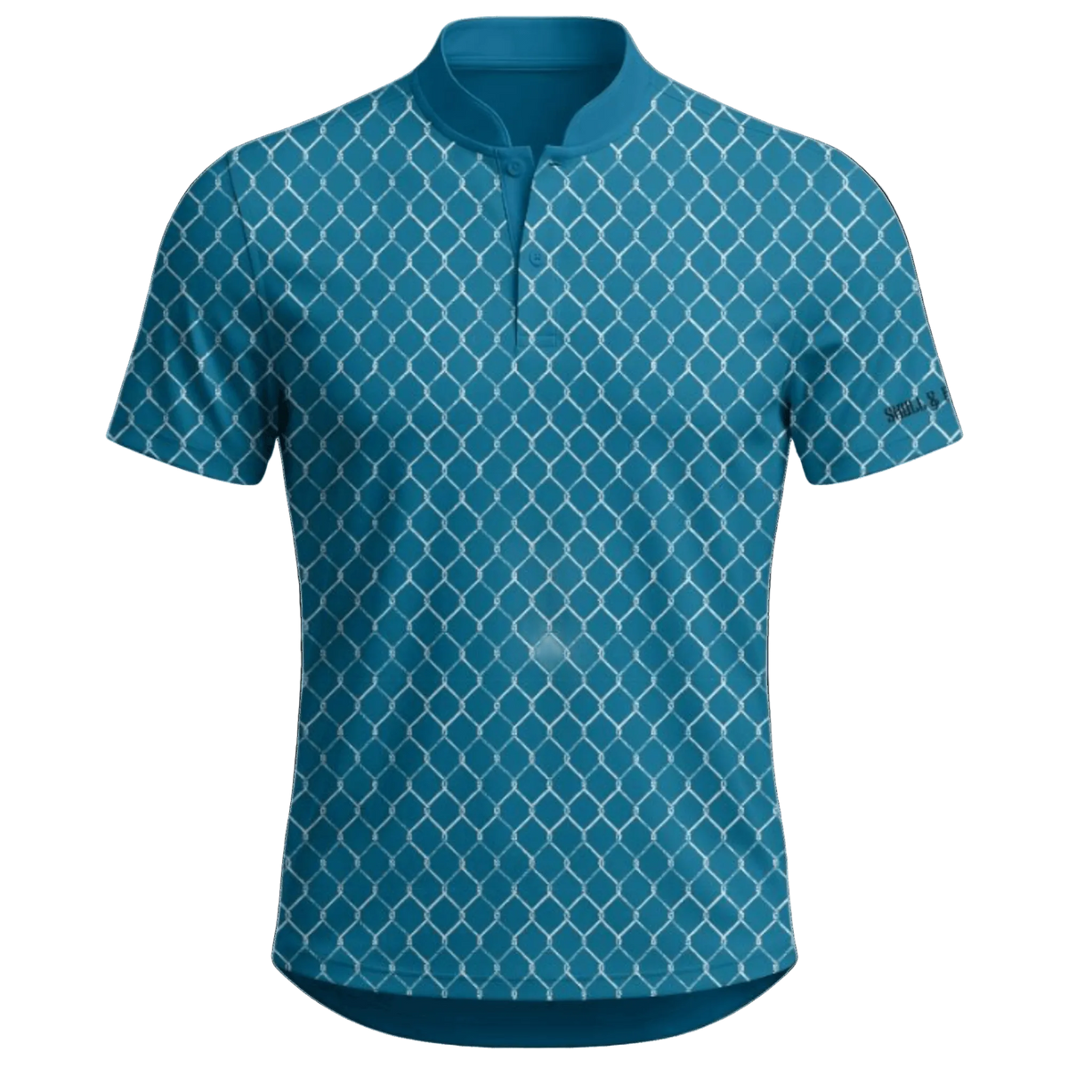 Serenity Blade Collar Golf Polo - Skull &amp; Bogeys Golf Co.