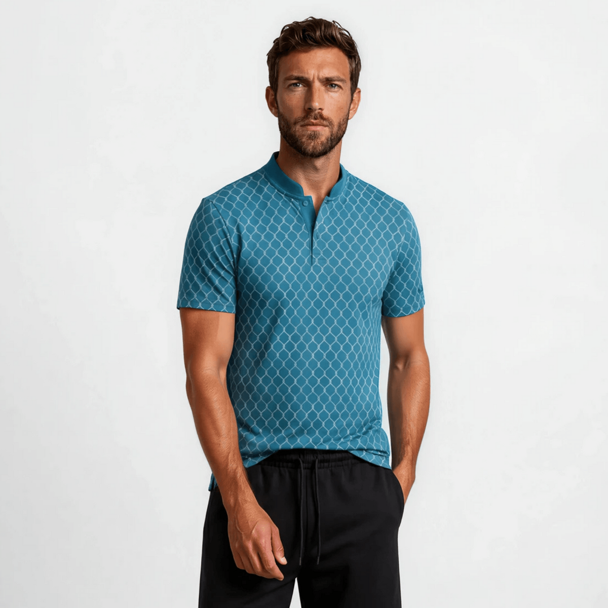 Serenity Blade Collar Golf Polo - S - Skull &amp; Bogeys Golf Co.
