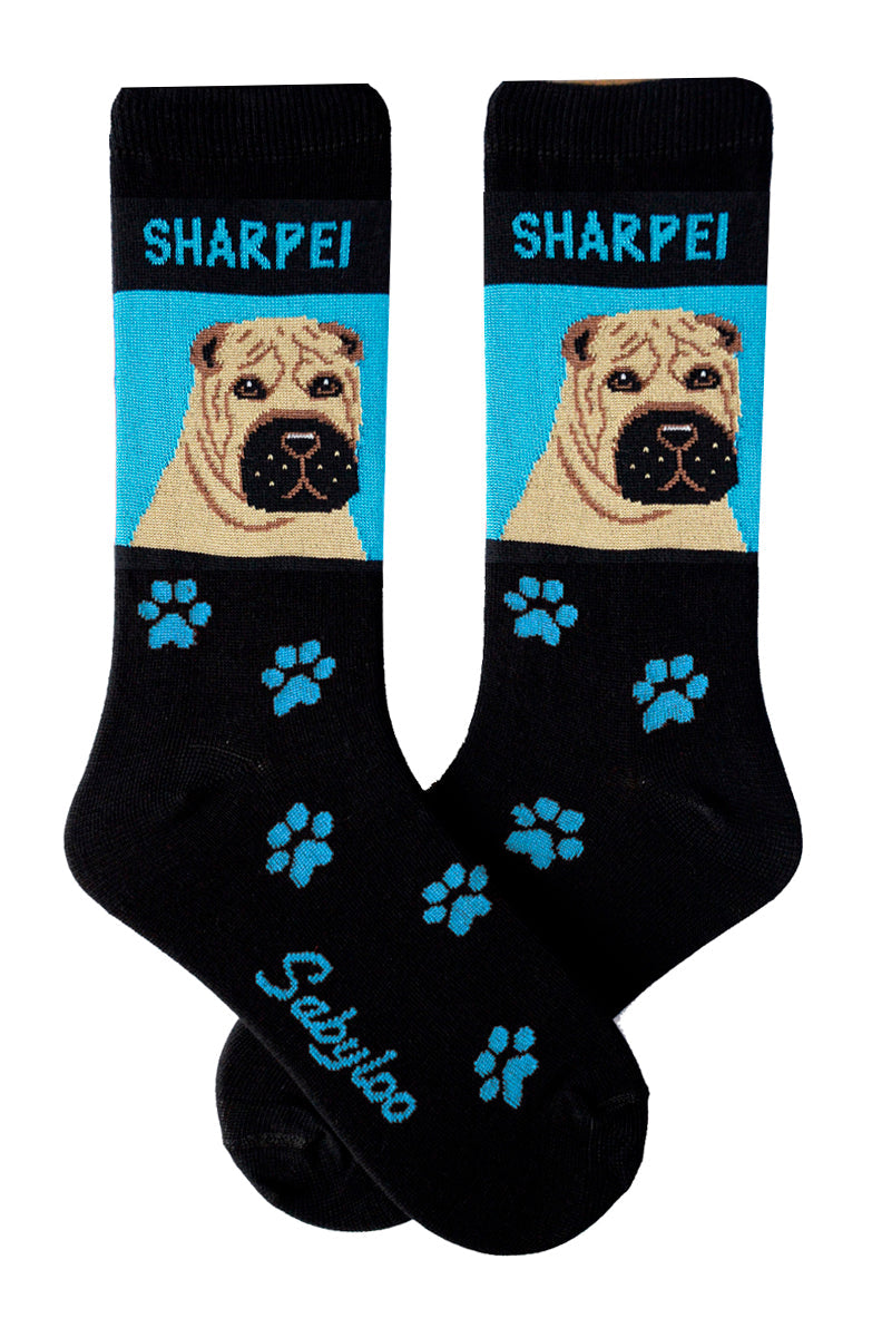 Sharpei Dog Socks