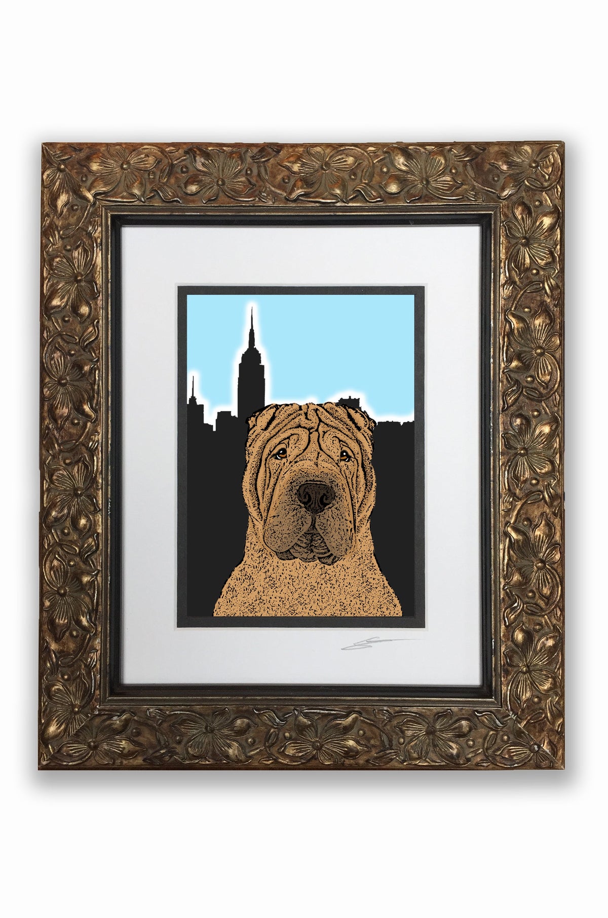 Sharpei Pupart Portrait