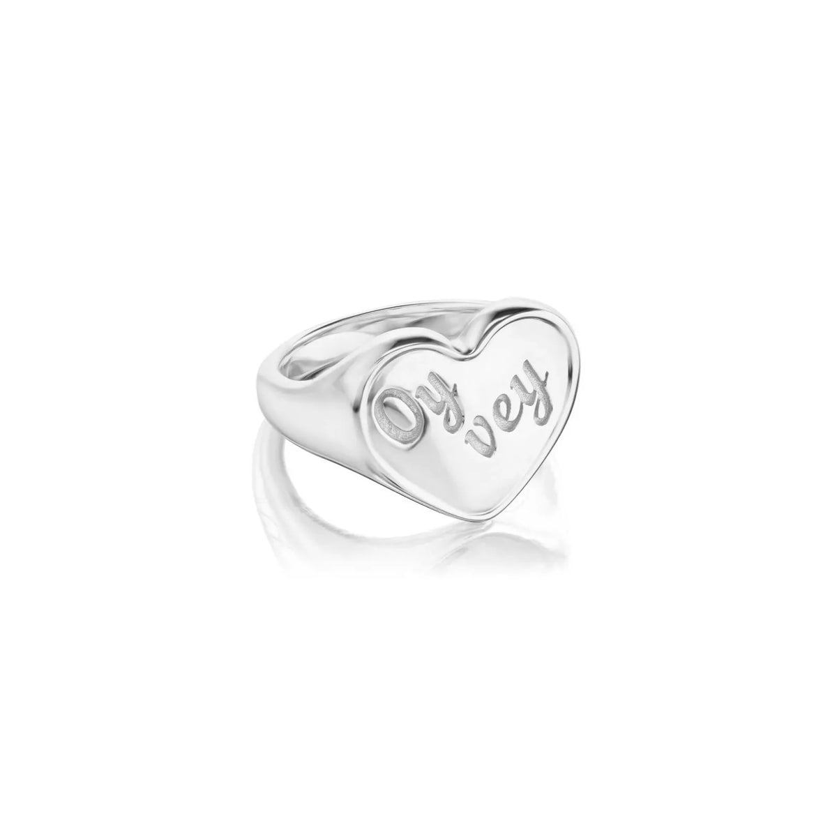Silver "Oy Vey" Ring