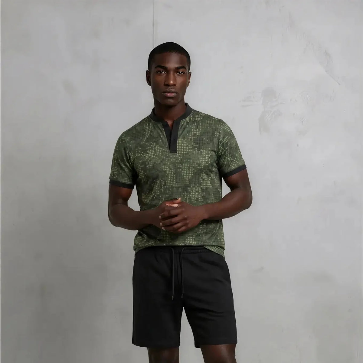 Forest Camo Blade Collar Golf Polo - 2XL - Skull &amp; Bogeys Golf Co.