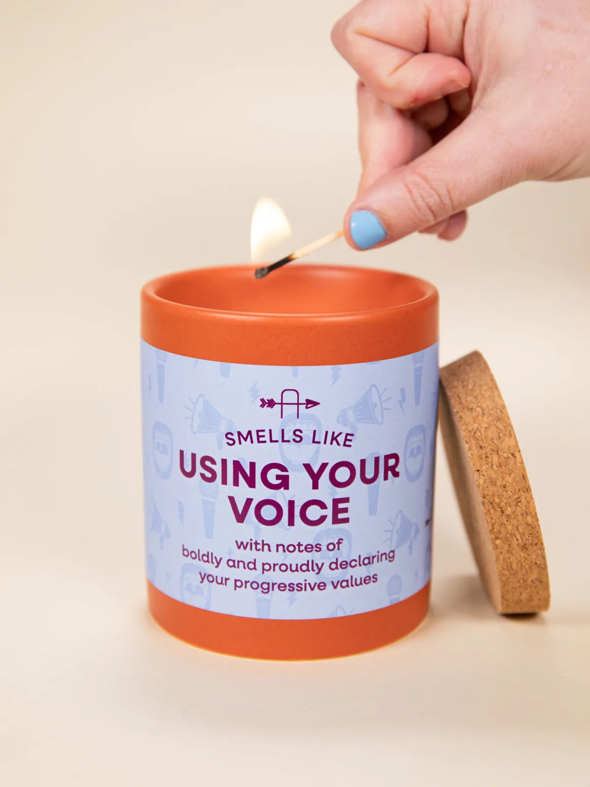 Smells Like Using Your Voice Candle