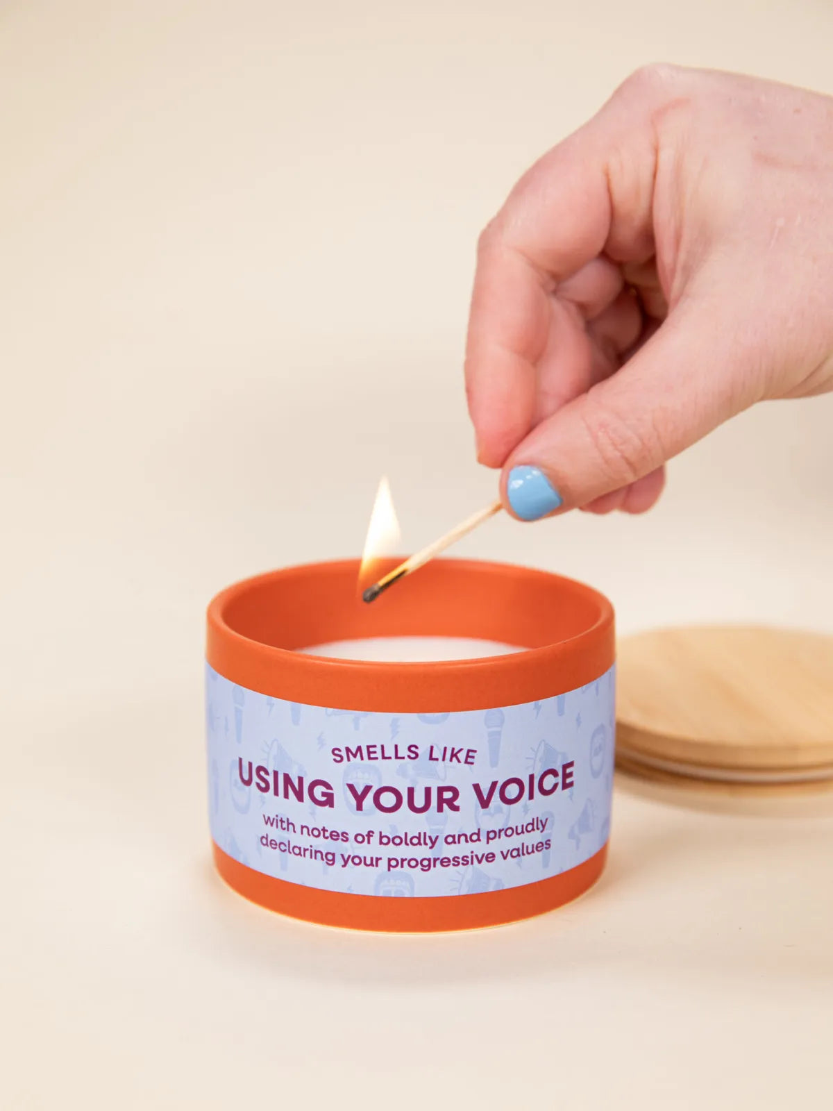 Smells Like Using Your Voice Candle